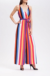 Платье Willow & Root Striped Surplice Maxi Dress